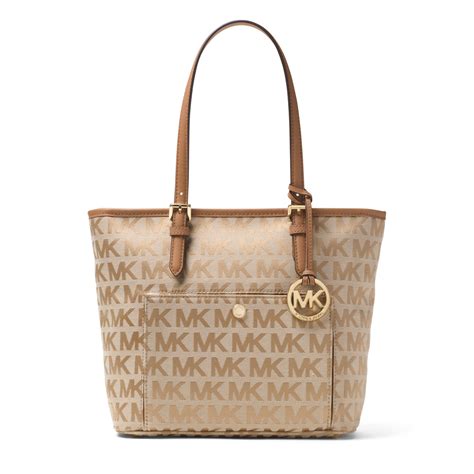 Jet Set Medium KORS Logo Tote Bag 